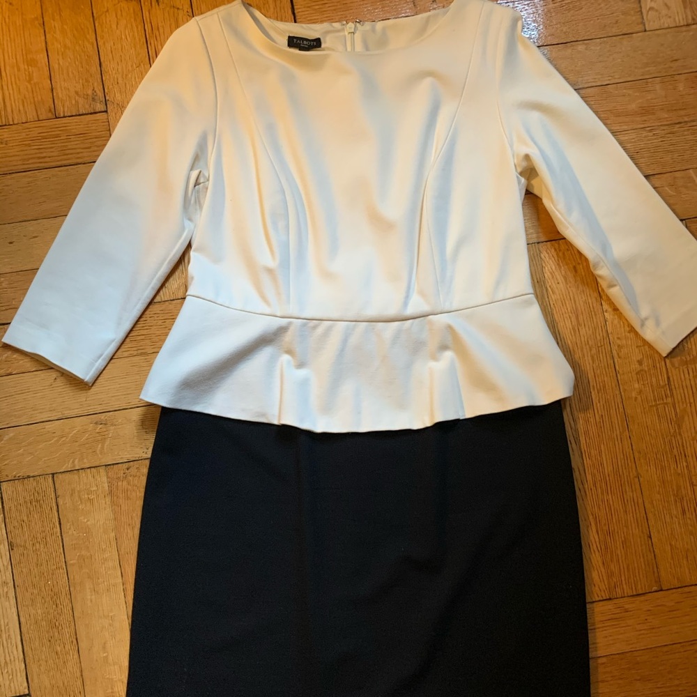 Talbots Classic Peplum Sheath